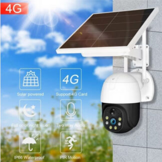 Автономна 4g соларна охранителна камера с Pir детектор и 8000mah батерия