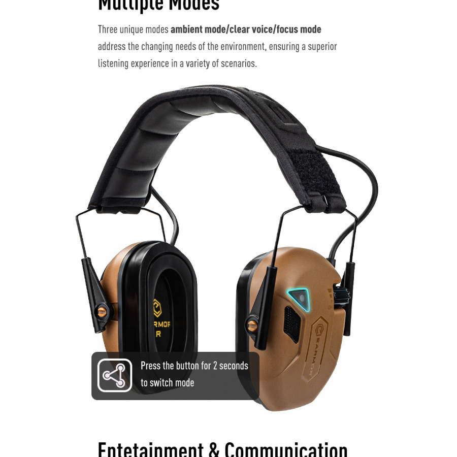 EARMOR M300T антифони за лов и стрелба с NRR 23 dB