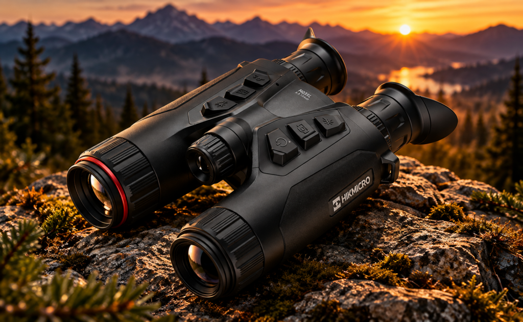 HIKMICRO HABROK 4K LRF HQ35L – мултиспектрален бинокъл