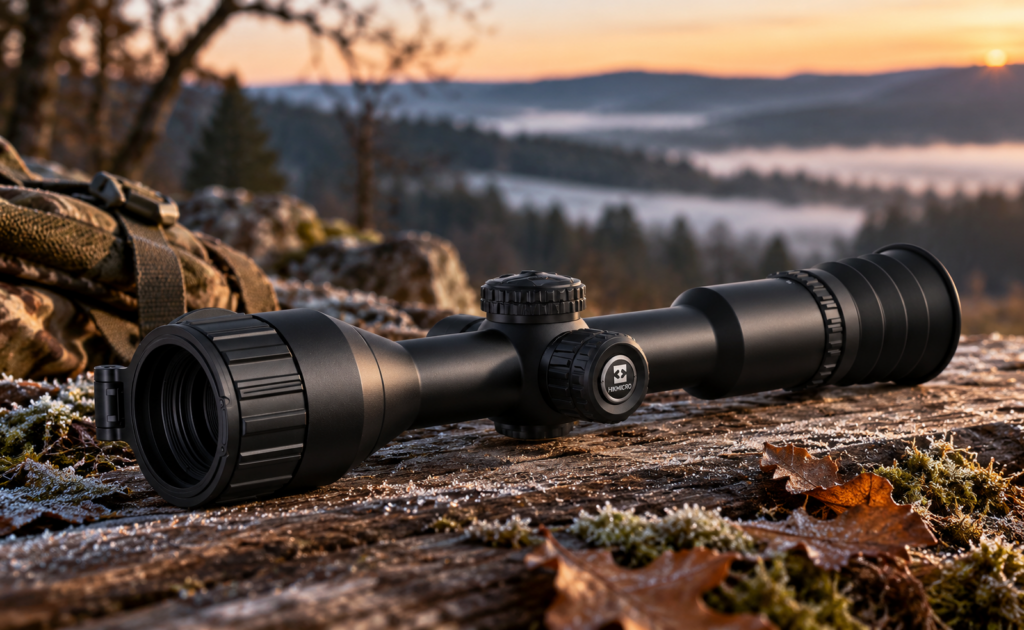 HIKMICRO NEOS NE25 термален прицел с 256x192 сензор и 25 mm F1.0