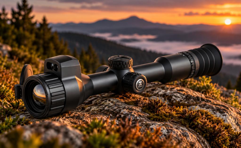 HIKMICRO NEOS NH35L термален прицел с 384x288 сензор и лазерен далекомер до 1000 м