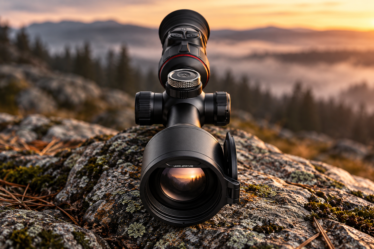 Nocpix ACE 2 H50R термален прицел с 50 mm F0.9 обектив и лазерен далекомер