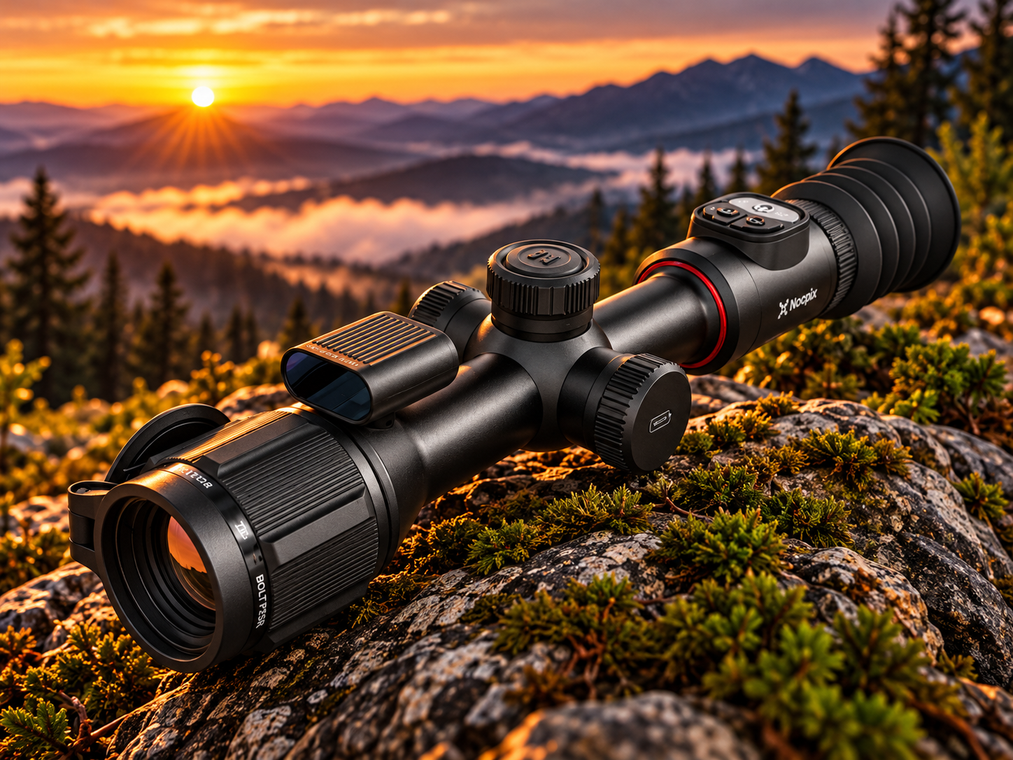 Термален прицел Nocpix BOLT P25R с лазерен далекомер и 25 mm обектив