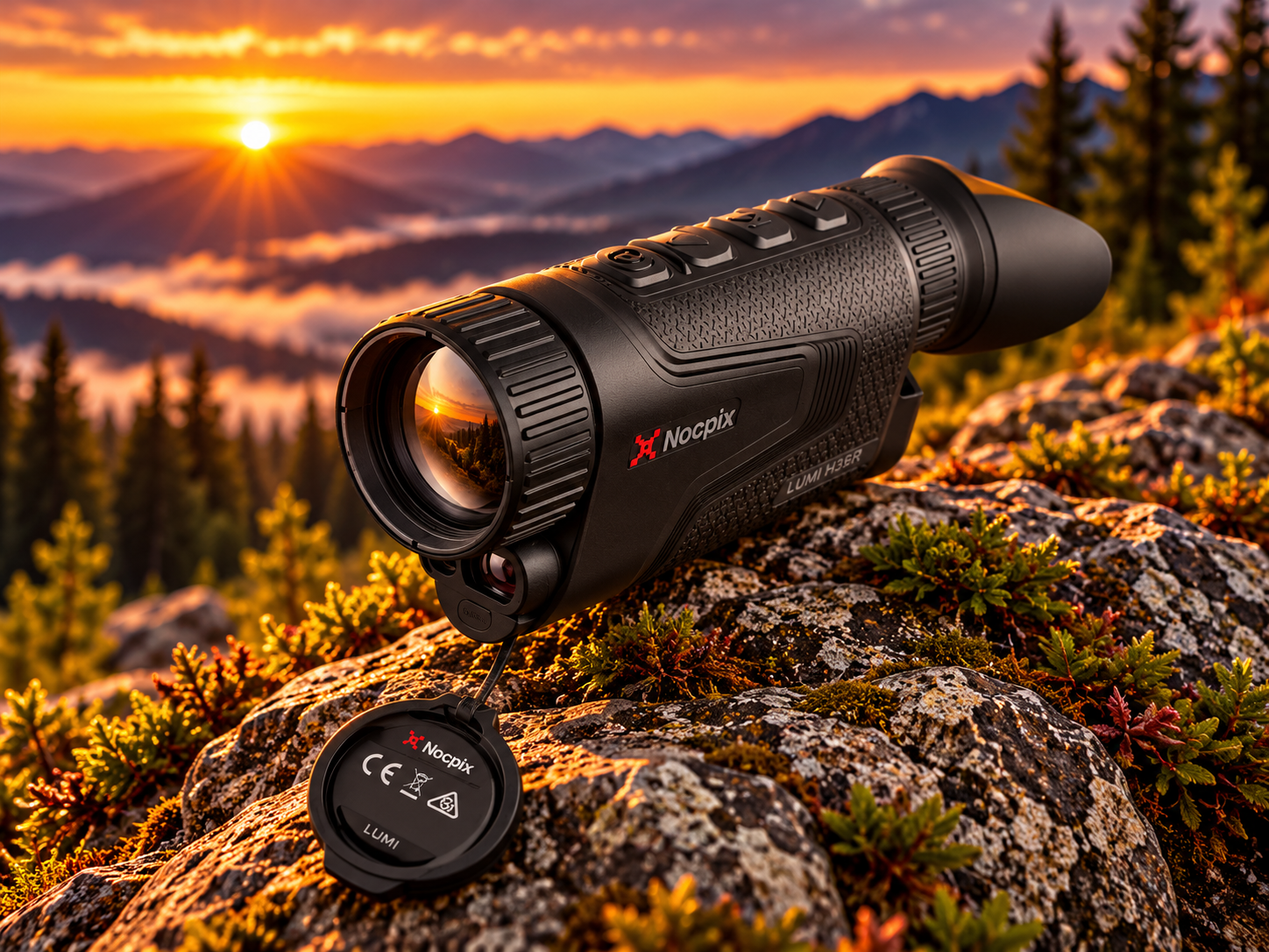 Термовизионен монокуляр Nocpix LUMI H35R с лазерен далекомер