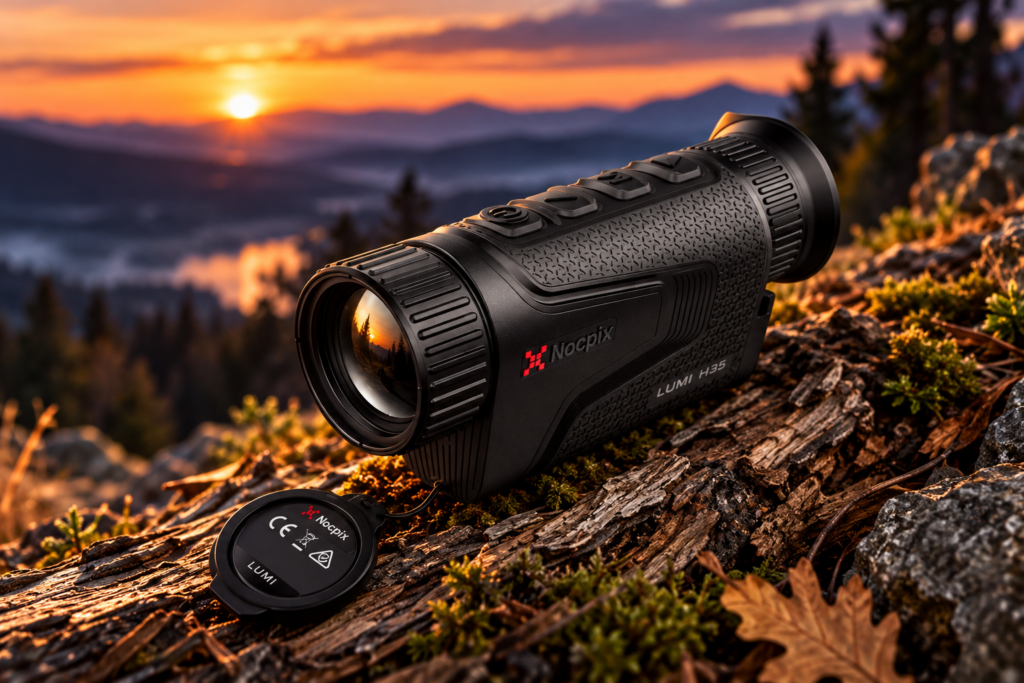 Термовизионен монокуляр Nocpix LUMI L19 с 19 mm обектив и защитна капачка